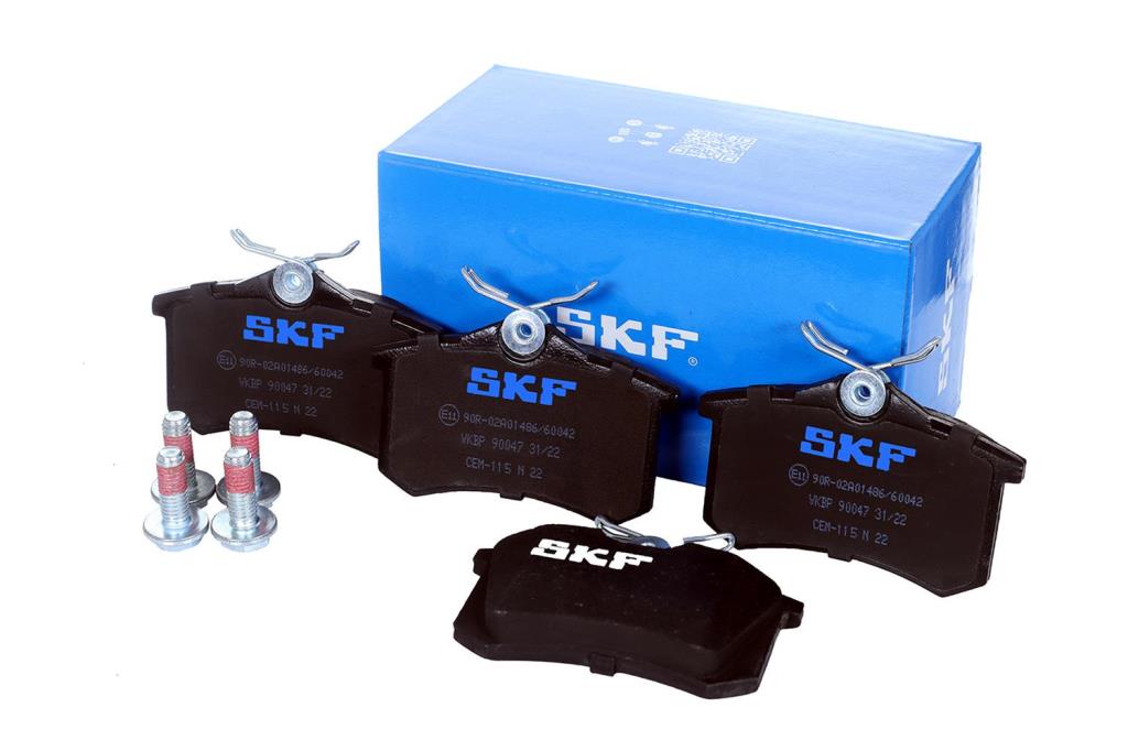 Jeu de 4 plaquettes de frein SKF ref. VKBP 90047